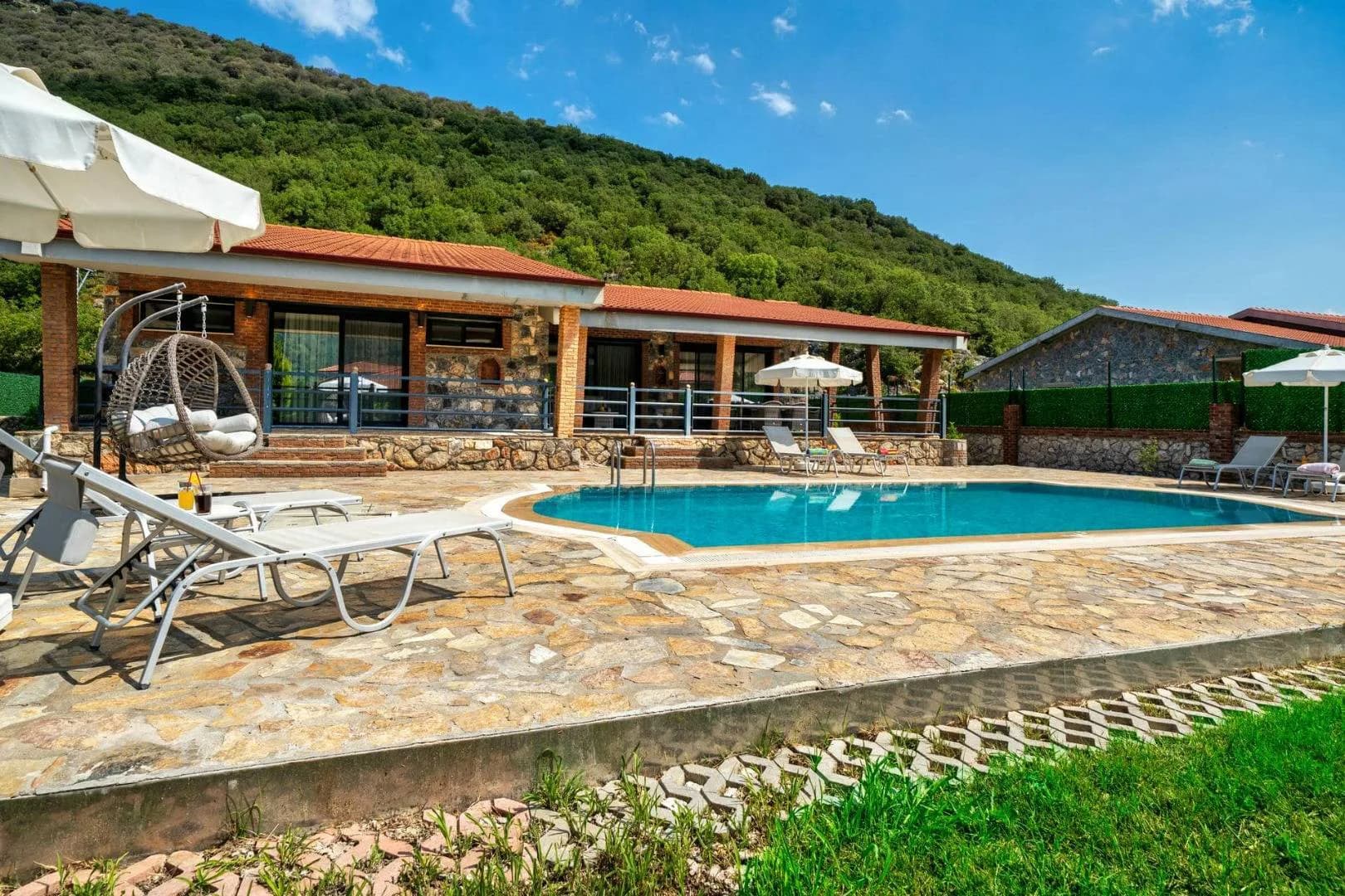 Fethiye Kayaköy'de Eşsiz Doğada, Özel Havuzlu, Kiralık Lüks Villa görsel 2