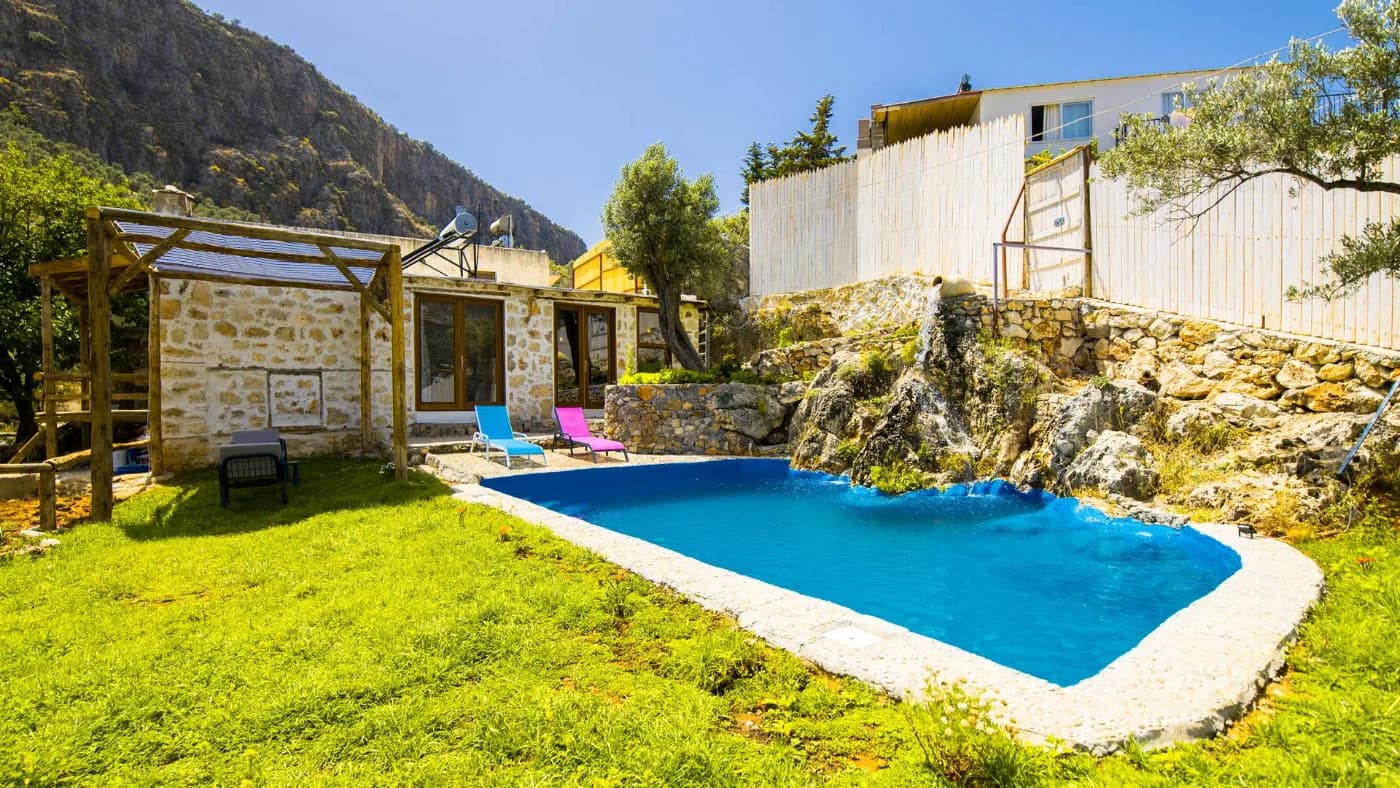 Kalkan Ulugöl'de Doğa İçerisinde, Özel Havuzlu, Lüks Balayı Villası görsel 2
