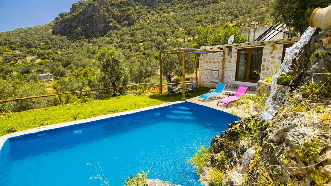 Kalkan Ulugöl'de Doğa İçerisinde, Özel Havuzlu, Lüks Balayı Villası görsel 3