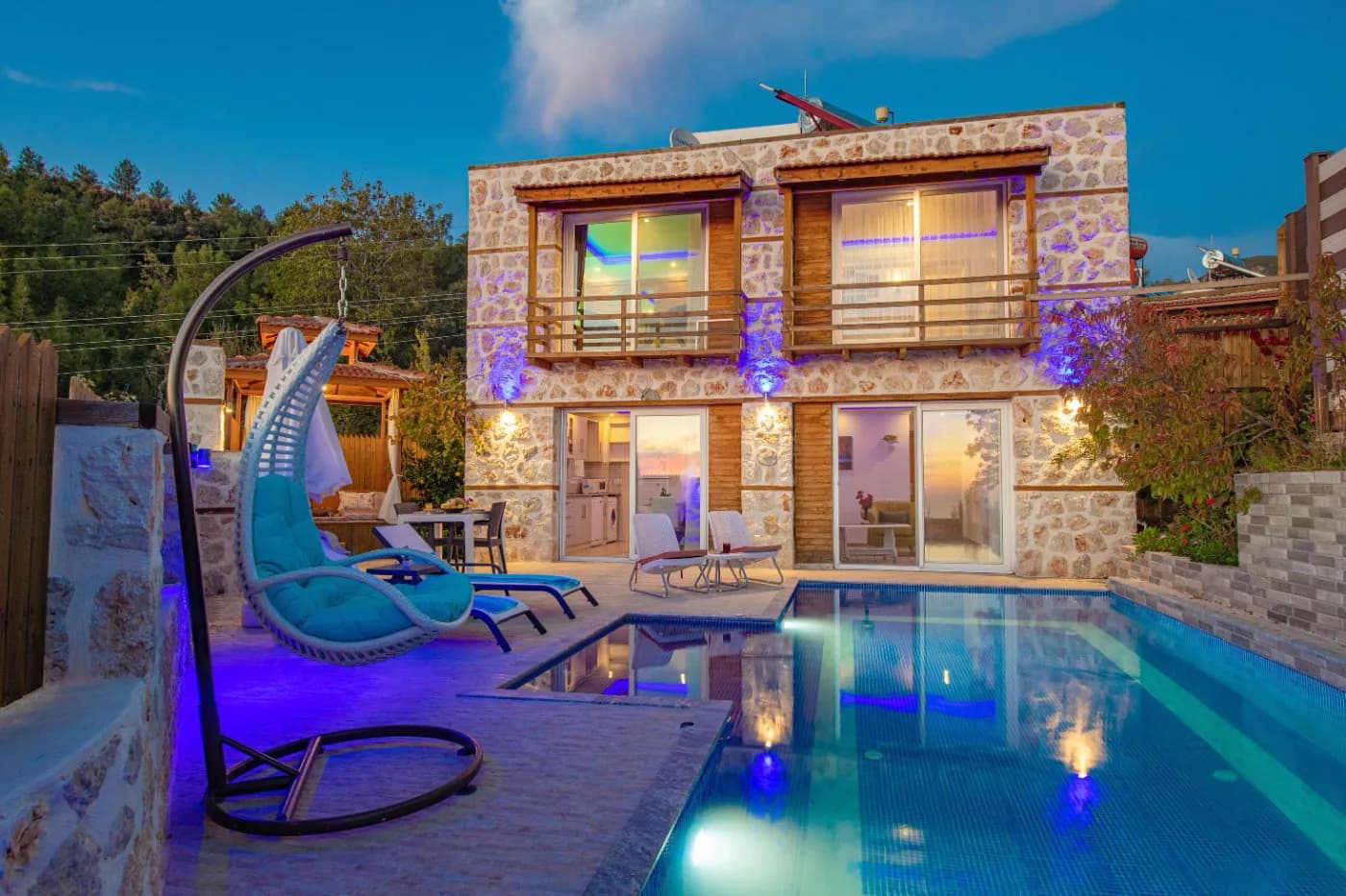 Kaş İslamlar'da Enfes Doğa İçerisinde, Özel Havuzlu, Lüks Villa görsel 1