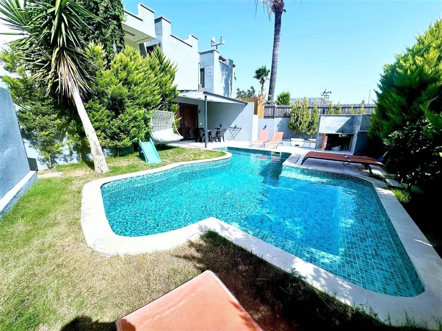 Kalkan Patara'da Modern Tasarımlı, Özel Havuzlu, Saunalı Villa görsel 1