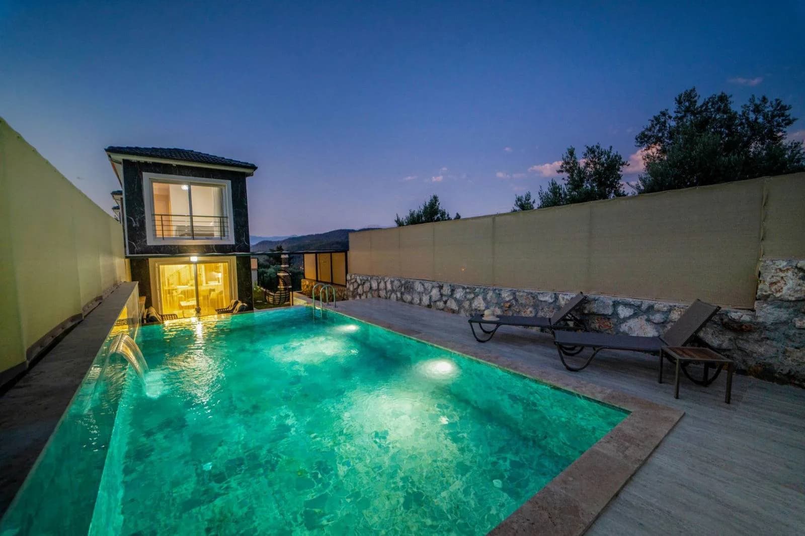 Fethiye Bozyer'de Sakin Doğada, Özel Havuzlu, Lüks Villa görsel 2