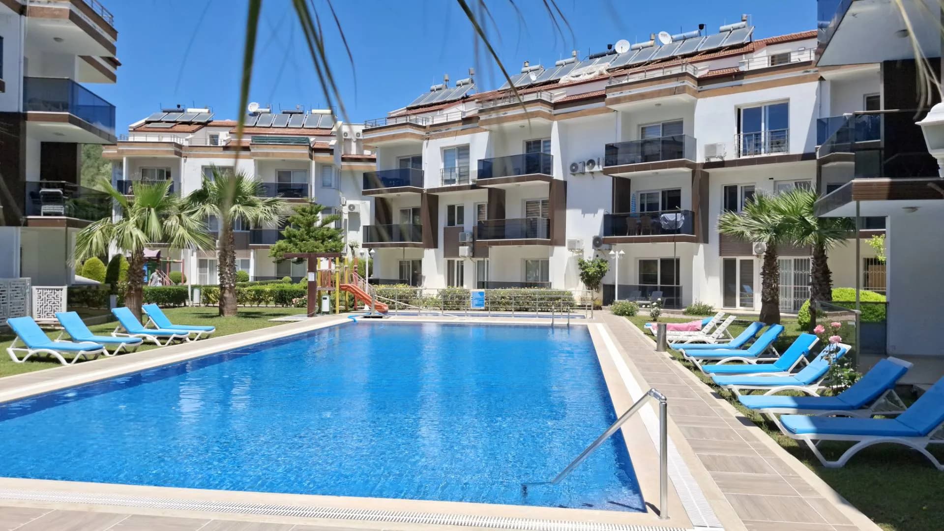 Fethiye Ölüdeniz'de Site İçerisinde, Ortak Havuzlu, Kiralık Apart görsel 1