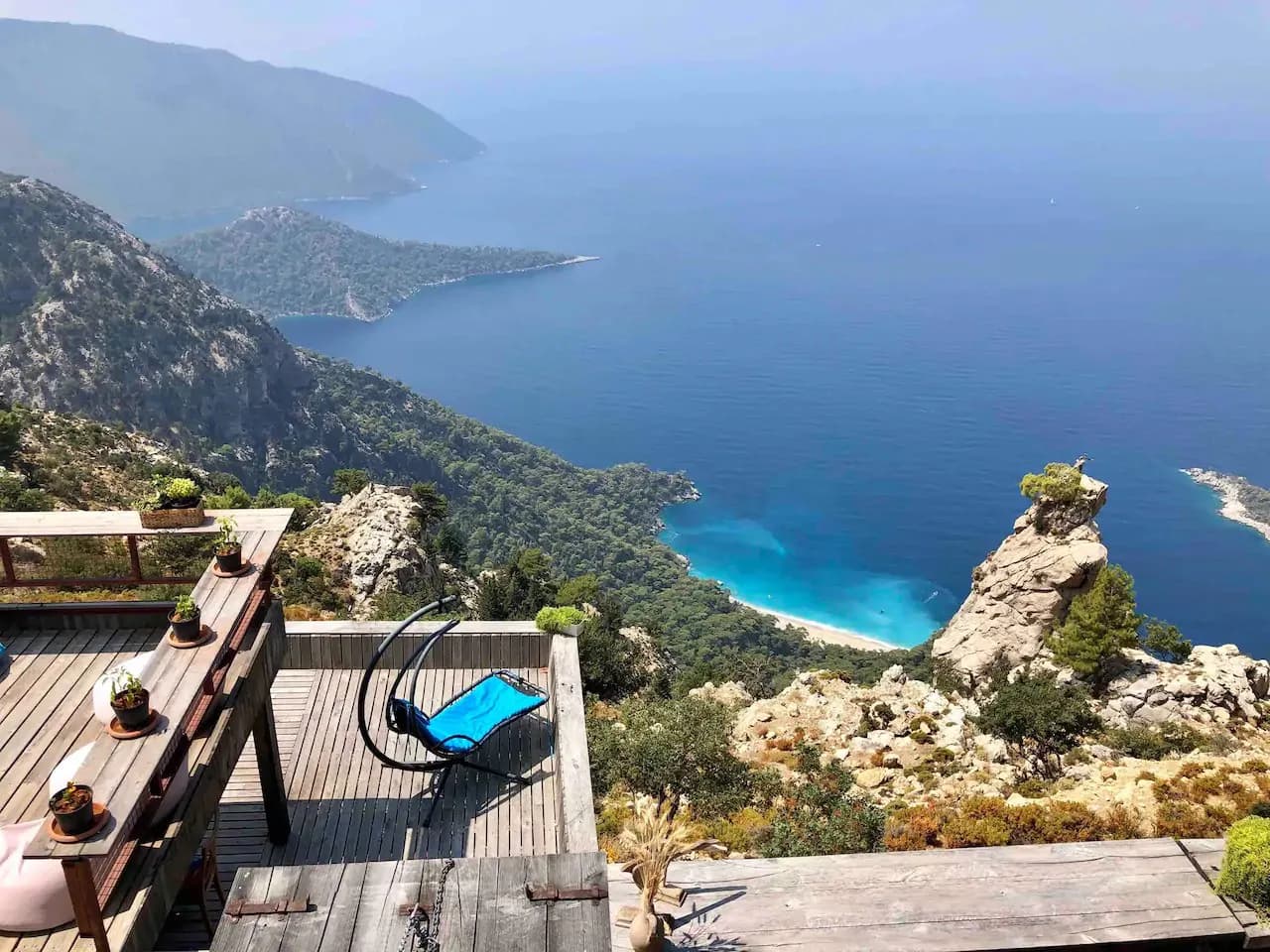 Fethiye Karaağaç'ta Göz Alıcı Manzaralı, Eşsiz Taş Ev görsel 1