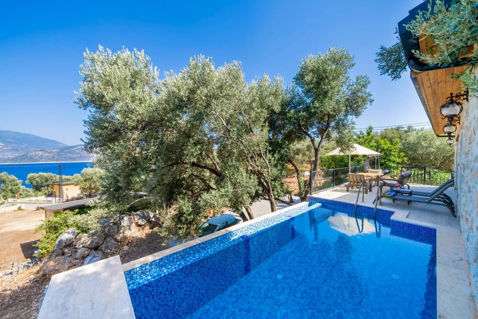 Kaş Yeşilköy'de Balayı Çiftlerine Uygun, Özel Havuzlu, Manzaralı Villa görsel 3