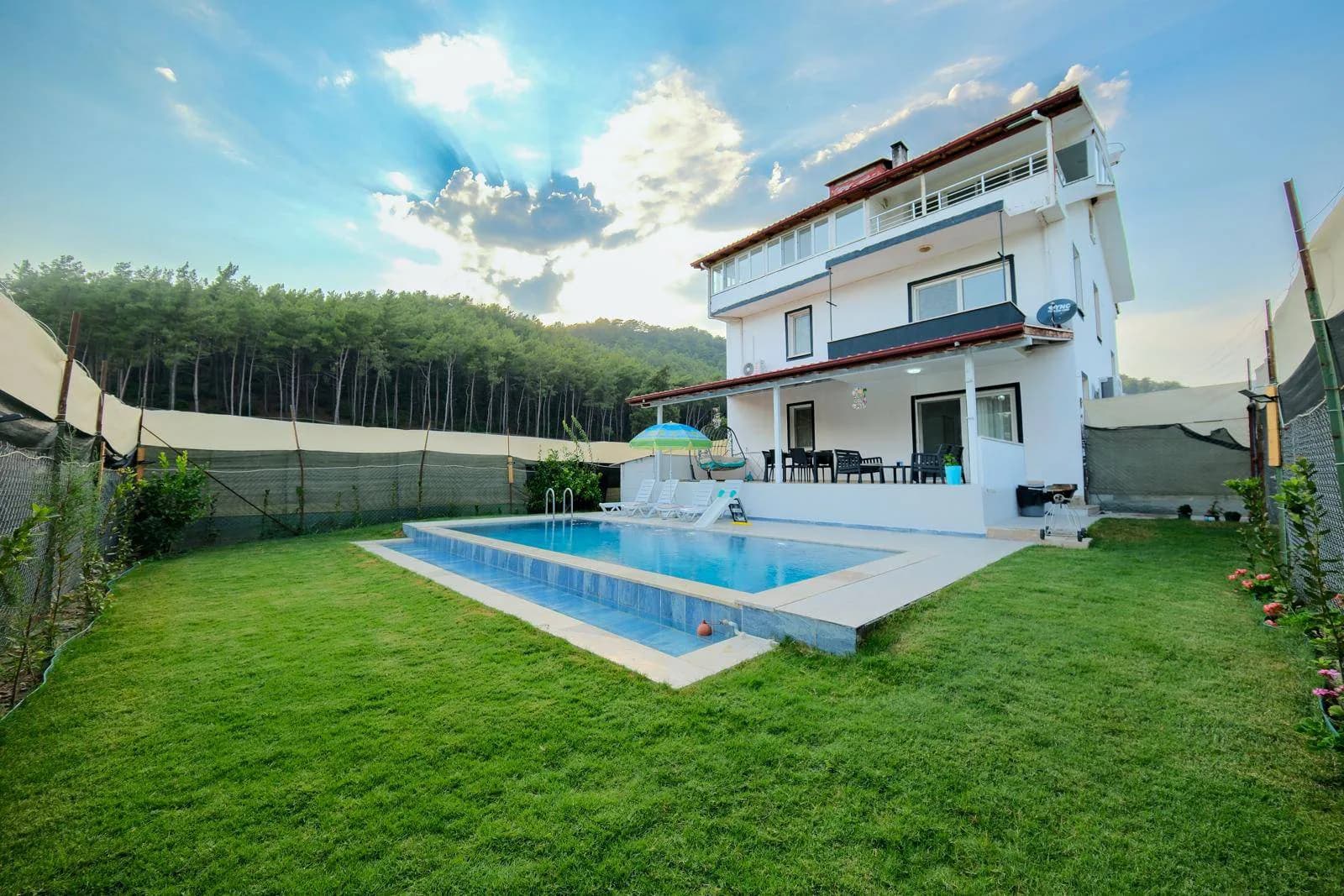 Fethiye İnlice'de Enfes Doğada, Özel Havuzlu, Kiralık Villa görsel 2