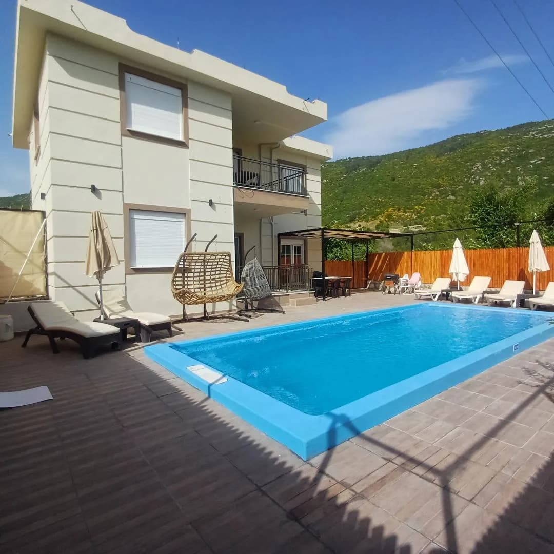 Kaş İkizce'de Geniş Ailelere Uygun, Özel Havuzlu, Kiralık Villa görsel 1