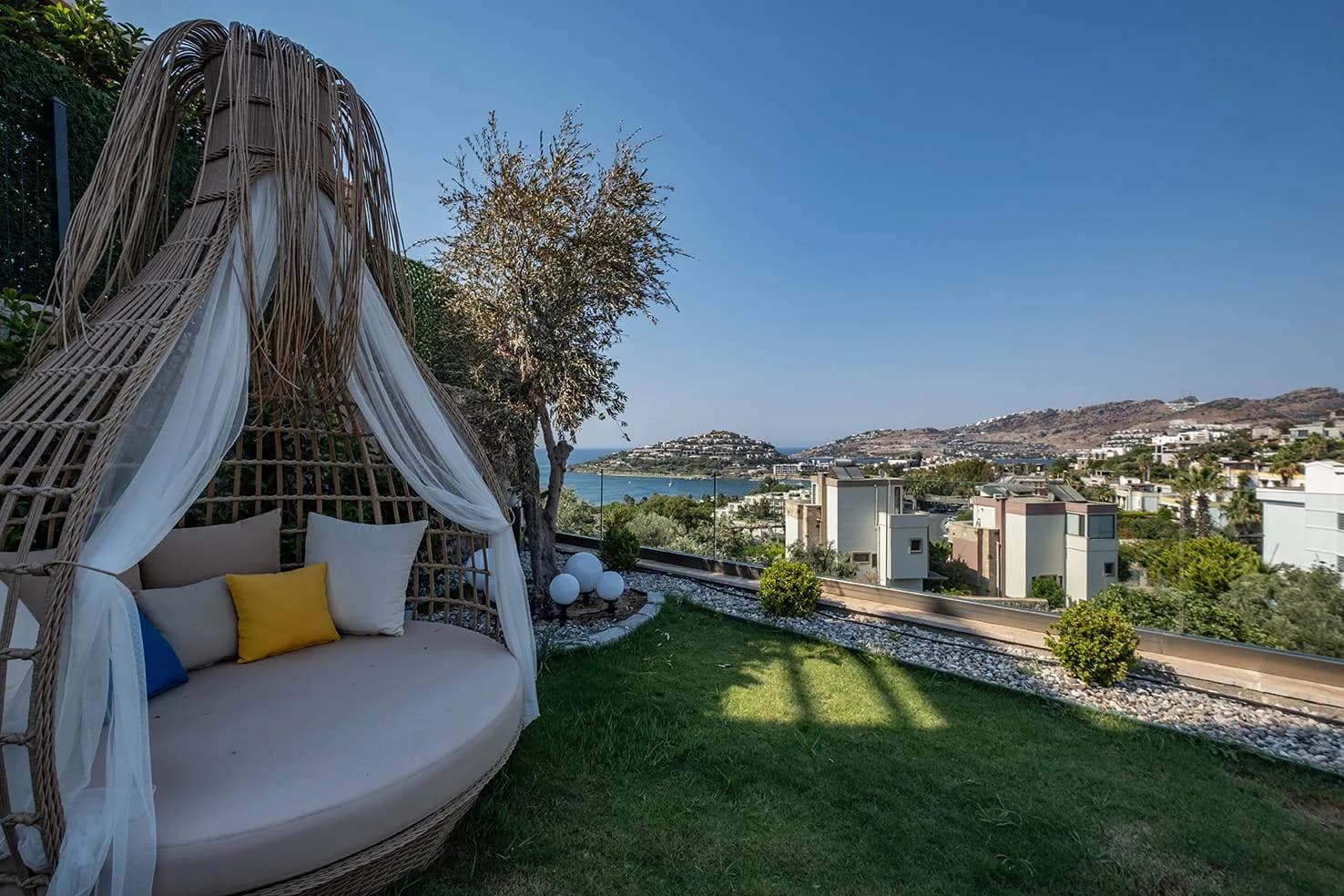 Bodrum Dirmil'de Eşsiz Deniz Manzaralı, Özel Havuzlu, 9 Kişilik Villa görsel 3