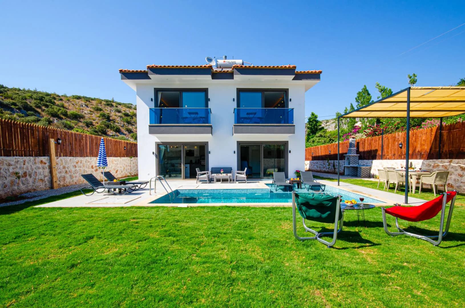 Kaş Gelemiş'te Yeşillikler İçerisinde, Özel Havuzlu, Jakuzili Villa görsel 2