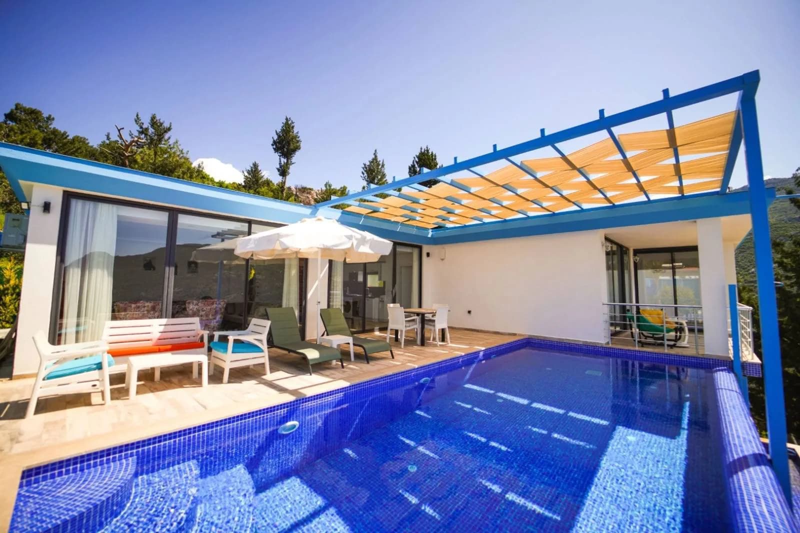 Kaş İslamlar'da Doğa İçerisinde, Özel Havuzlu, 1+1 Villa görsel 1