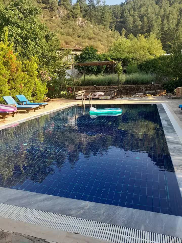 Fethiye Kayaköy'de Huzurlu Doğanın İçinde, Özel Havuzlu, Taş Villa görsel 1