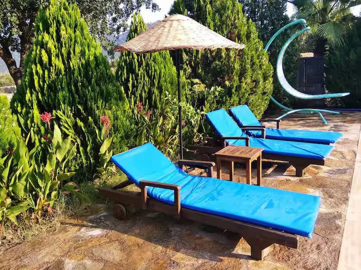 Fethiye Kayaköy'de Huzurlu Doğanın İçinde, Özel Havuzlu, Taş Villa görsel 3
