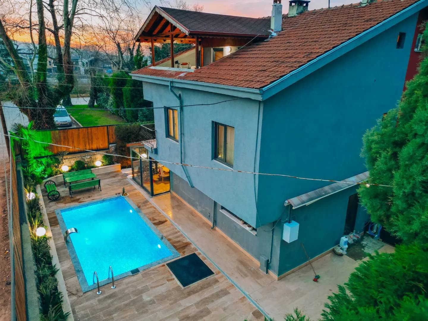 Sapanca Kırkpınar'da Geniş Ailelere Uygun, Özel Havuzlu, Lüks Villa görsel 1