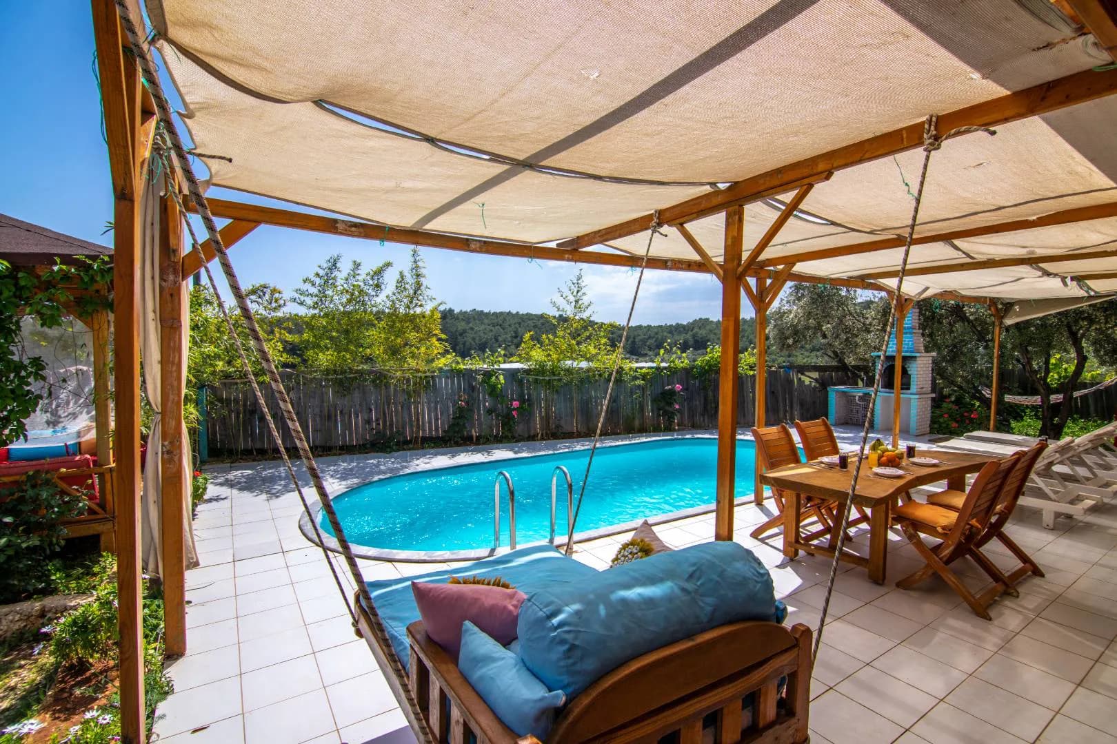Kaş İslamlar'da Yeşillikler İçinde, Özel Havuzlu, Otantik Villa görsel 3