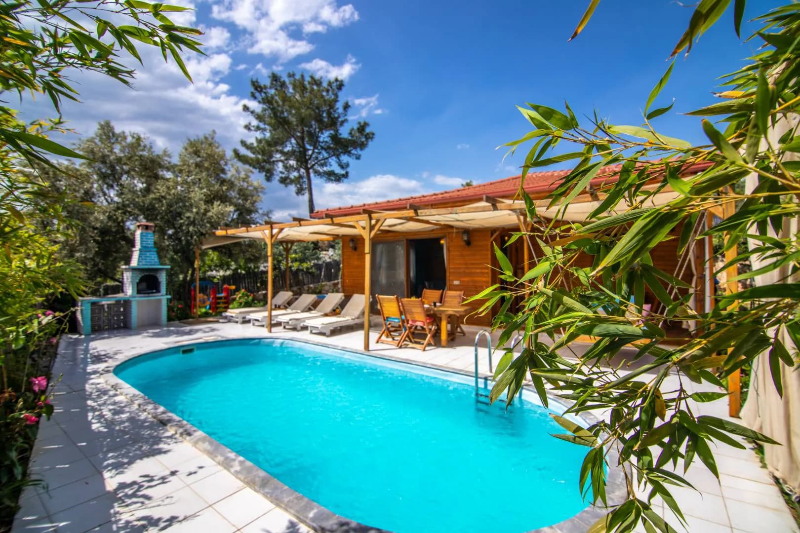 Kaş İslamlar'da Yeşillikler İçinde, Özel Havuzlu, Otantik Villa görsel 1