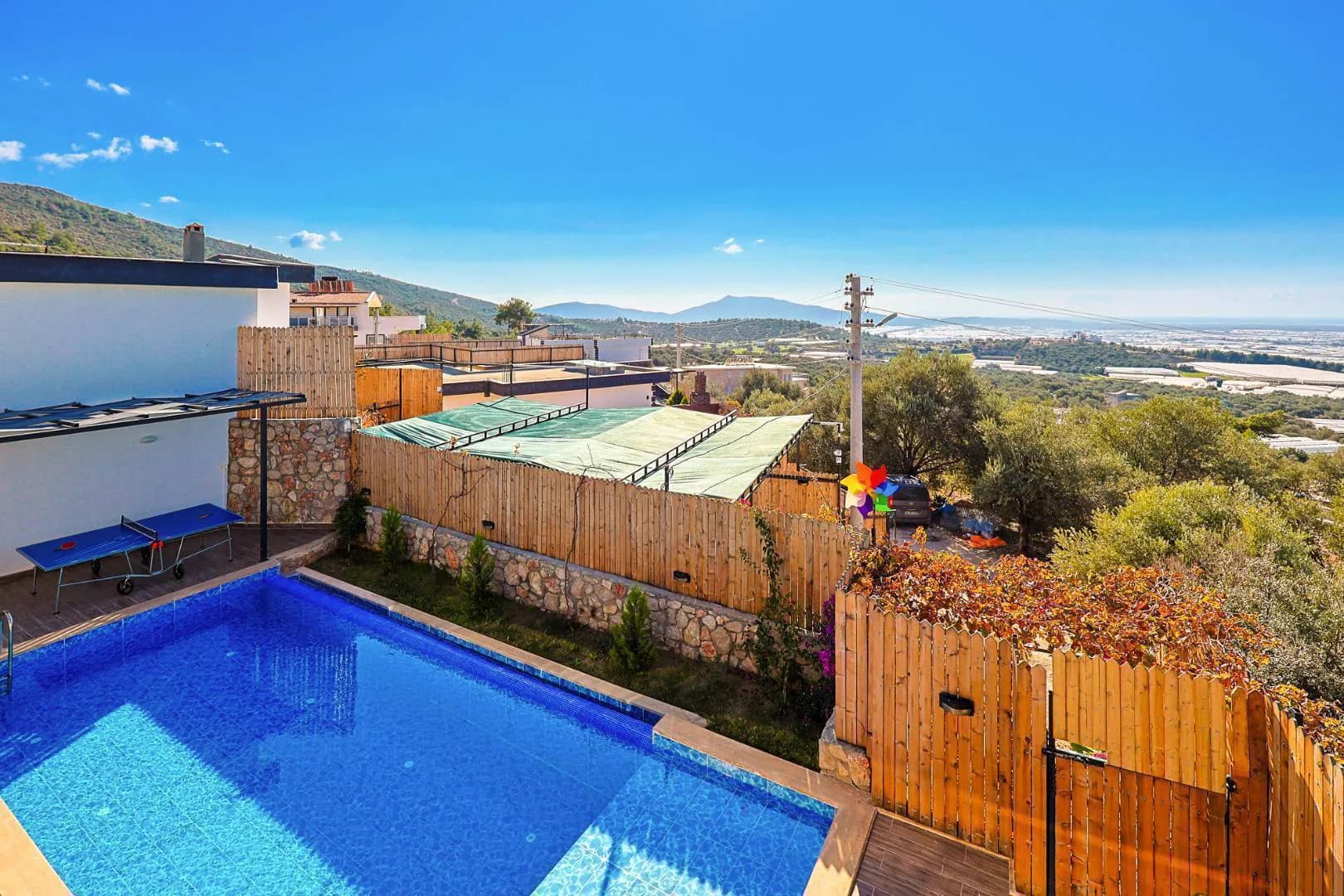 Kaş Çavdır'da Sakin Konumda, Özel Havuzlu, Jakuzili, Kiralık Villa görsel 3