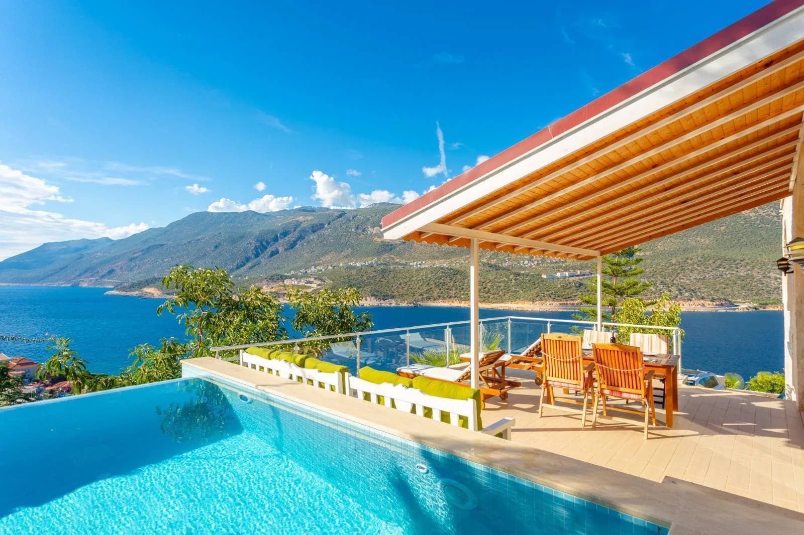 Kaş Andifli'de Doğayla Baş Başa, Özel Havuzlu, Kiralık Villa görsel 1