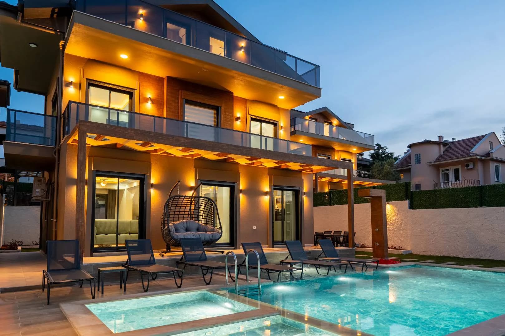 Fethiye Ölüdeniz'de Çocuklu Ailelere Uygun, Özel Havuzlu, Lüks Villa görsel 3