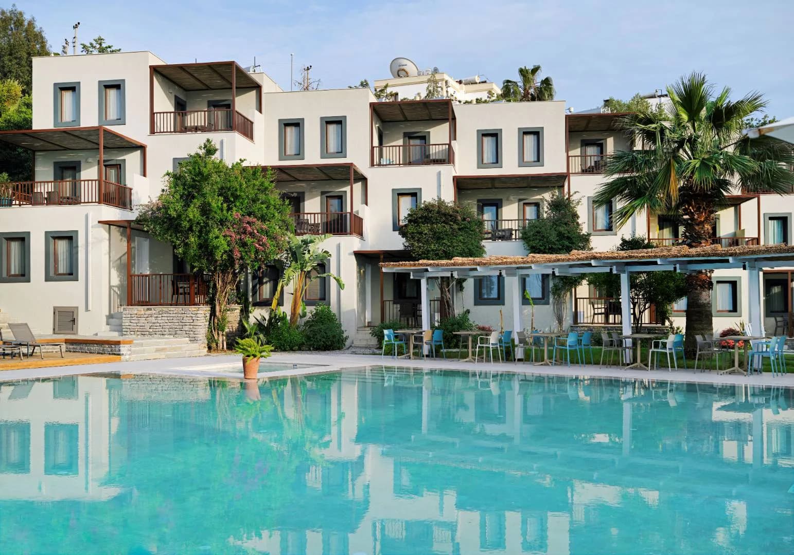 Bodrum Bitez'de Doğayla İç İçe, Bahçe Katı, 2+1 Suite Daire görsel 1