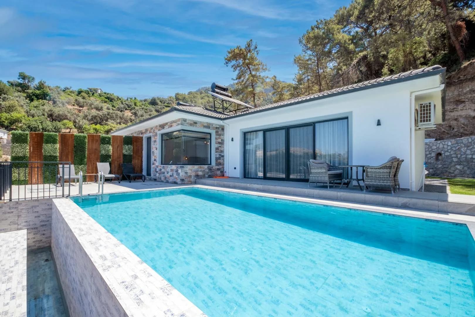 Fethiye Faralya'da Nezih Konumda, Özel Havuzlu, 6 Kişilik Villa görsel 2