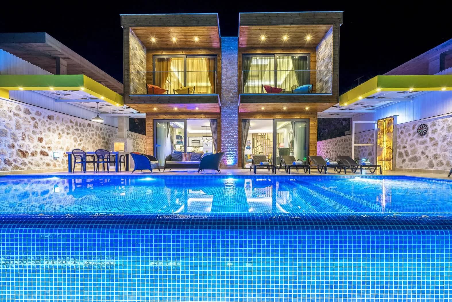 Kaş Bezirgan'da Eşsiz Deniz Manzaralı, Özel Havuzlu, 4 Kişilik Villa görsel 1