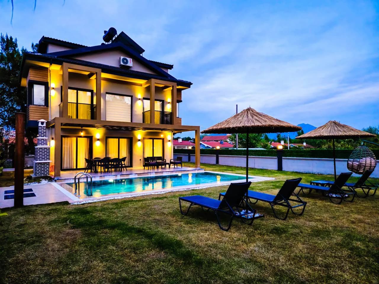 Fethiye Yanık'ta Doğa İçerisinde, Özel Havuzlu, Lüks Villa görsel 2