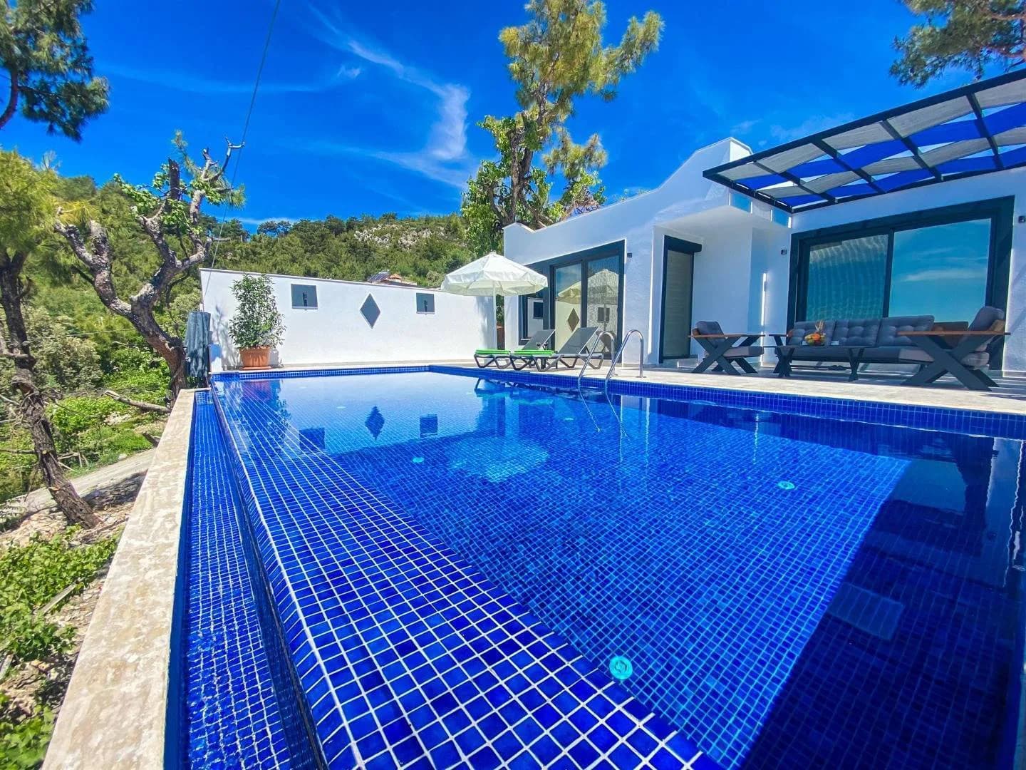 Kaş İslamlarda Doğa İle İç İçe, Özel Havuzlu, Balayı Villası görsel 3