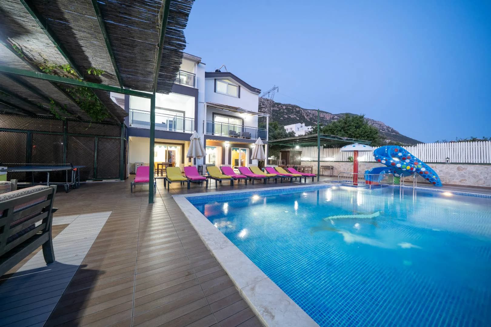 Kalkan Kördere'de Panoramik Deniz Manzaralı, Özel Havuzlu, 7+1 Villa görsel 3