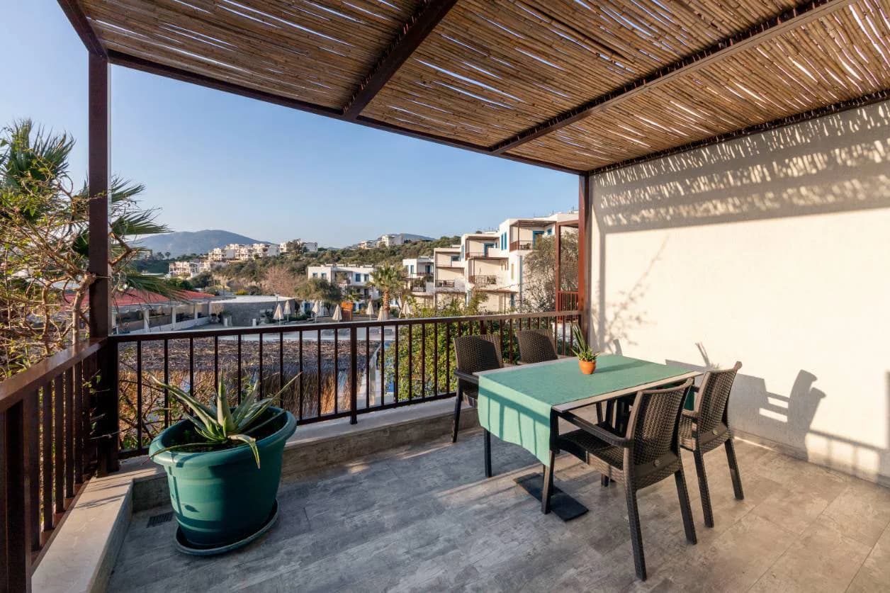 Bodrum Bitez'de Konforlu Tasarımlı, Ortak Havuzlu, Kiralık Daire görsel 3