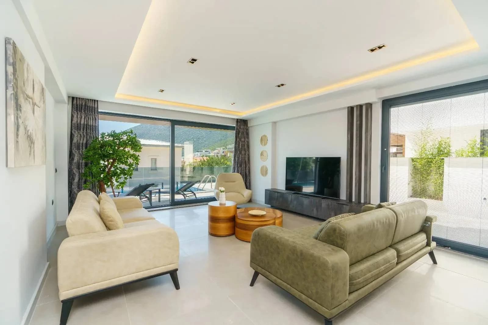 Kaş Kalamar Bölgesinde Merkezi Konumda, Özel Havuzlu, Kiralık Villa görsel 3