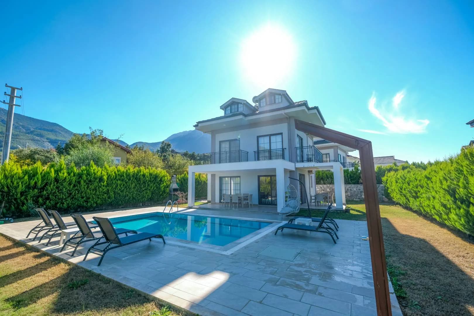 Fethiye Ölüdeniz'de Nezih Konumda, Özel Havuzlu, Lüks Villa görsel 1