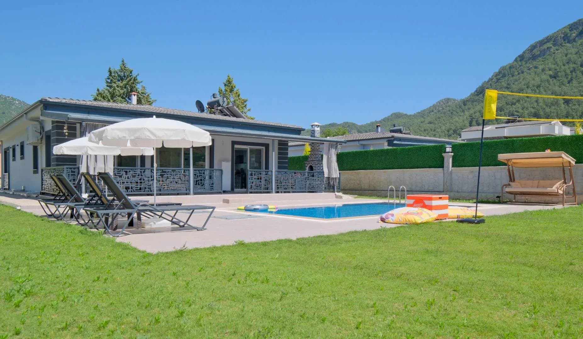 Fethiye Yeşilüzümlü'de Doğa İçerisinde, Özel Havuzlu, 6 Kişilik Villa görsel 2