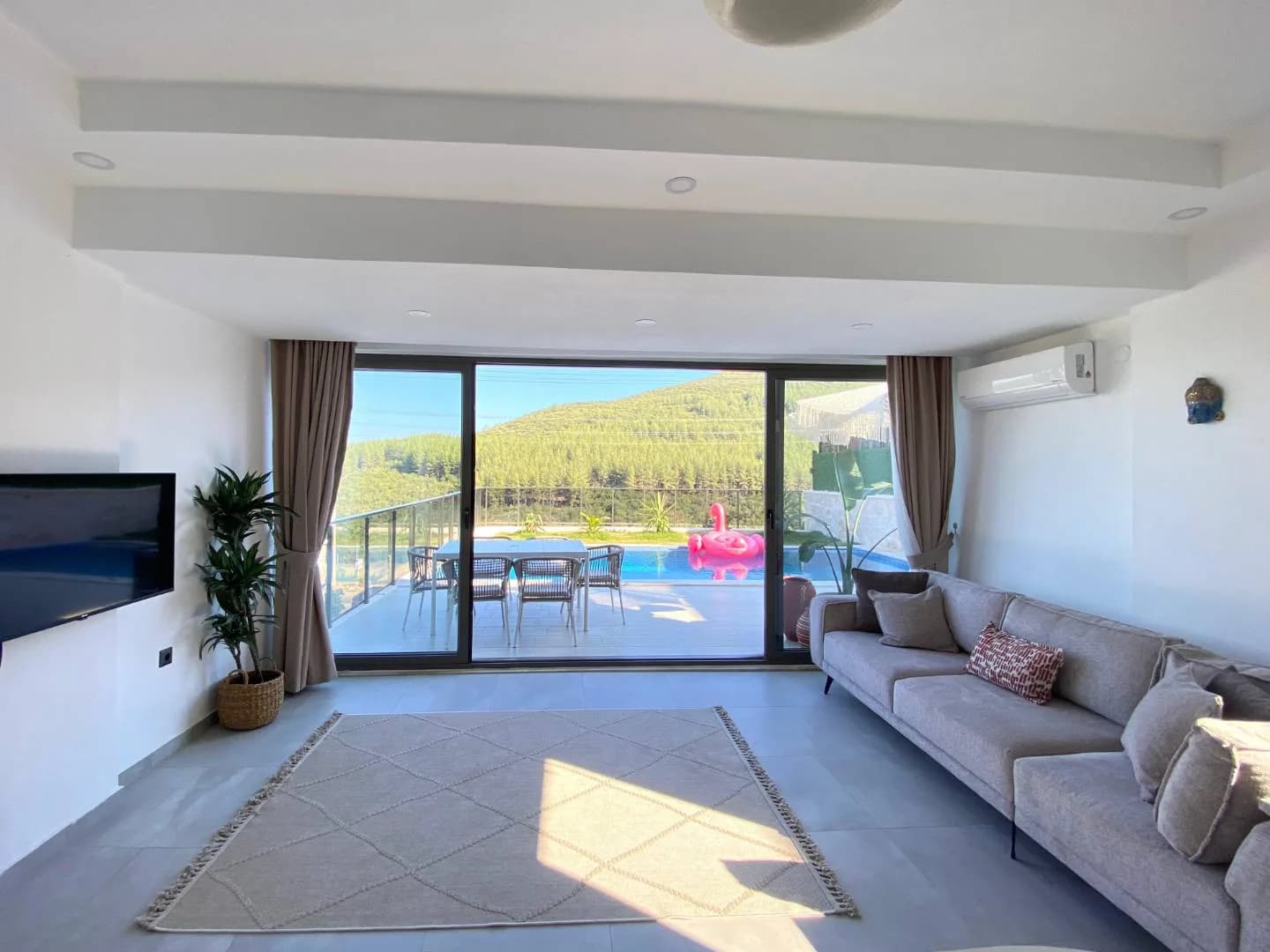 Kaş Çukurbağ'da Doğa Manzaralı, Özel Havuzlu, Kiralık Villa görsel 3