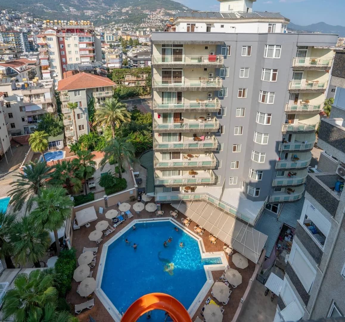 Antalya Alanya'da Tesis İçerisinde, Ortak Havuzlu, Ekonomik Suite görsel 1