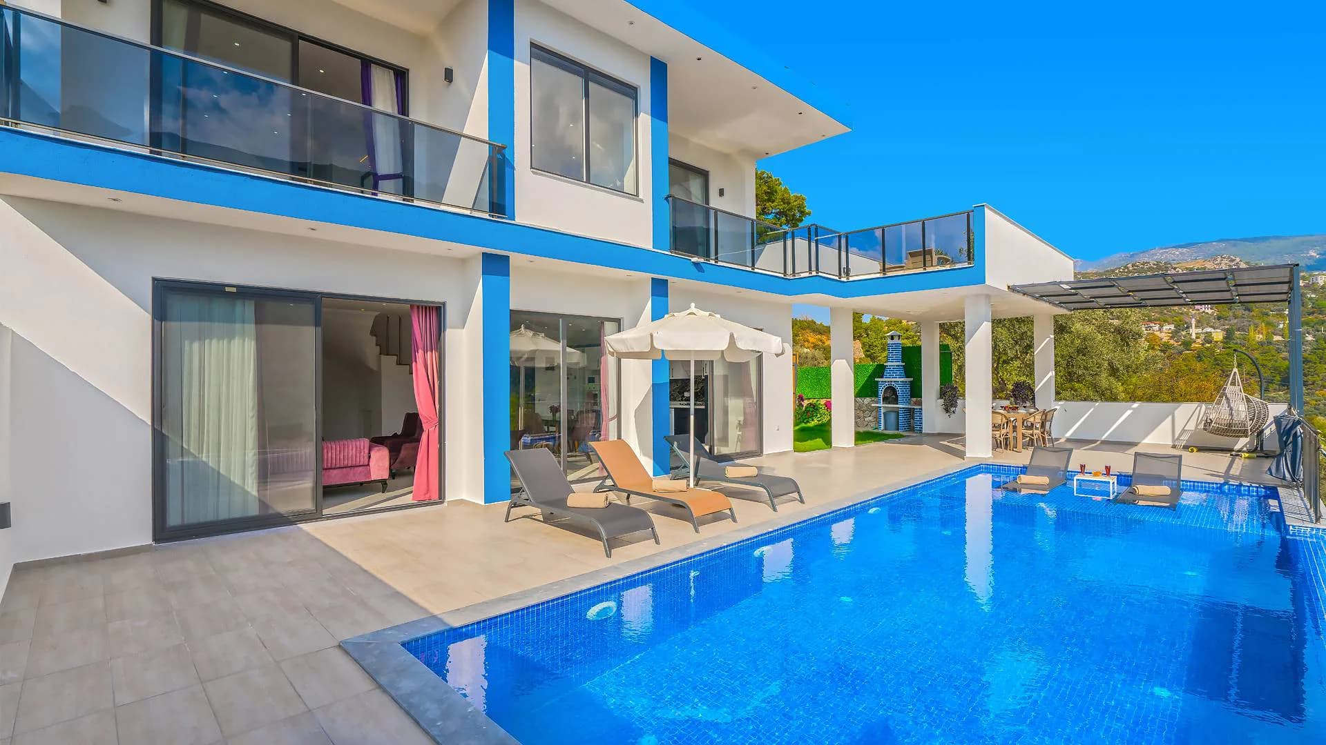 Kaş İslamlar'da Doğayla Baş Başa, Özel Havuzlu, Jakuzili Villa görsel 1