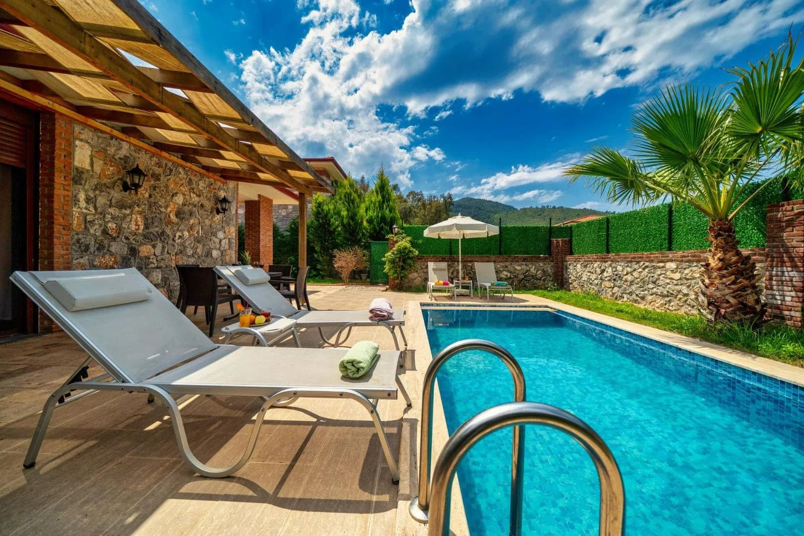 Fethiye Kayaköy'de Muhteşem Doğada, Özel Havuzlu, Konforlu Kiralık Villa görsel 2