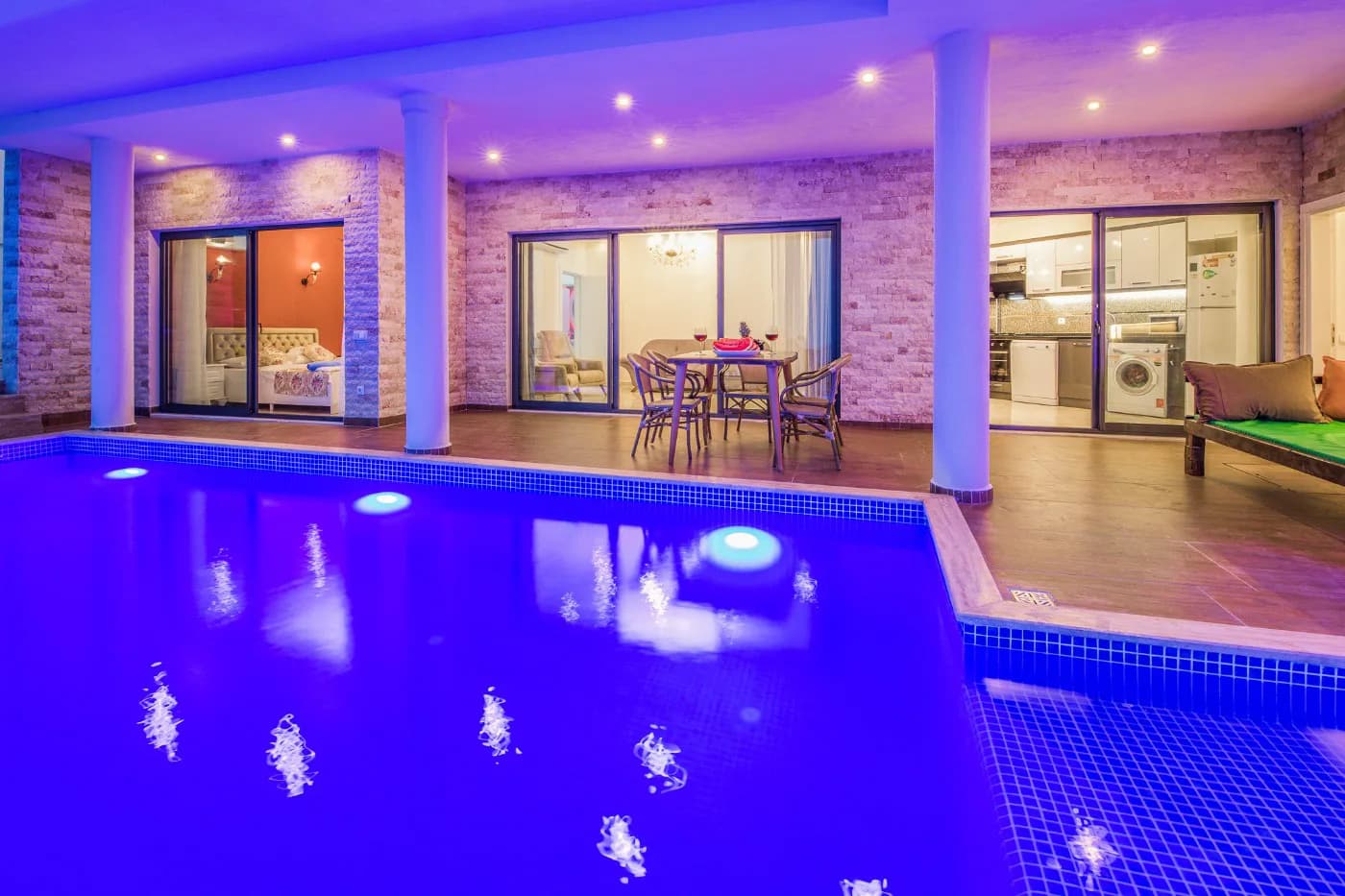 Kaş İslamlar'da Muhteşem Deniz Manzaralı, Özel Havuzlu, Kiralık Villa görsel 3