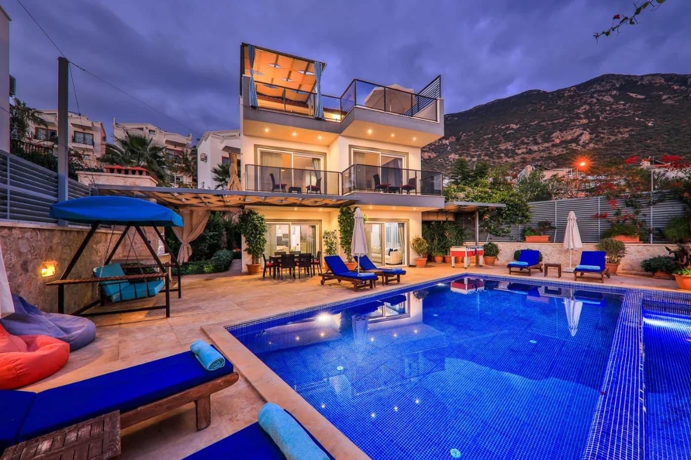 Kaş Kalkan'da Deniz Manzaralı, Kiralık Özel Havuzlu, Lüks Villa görsel 1