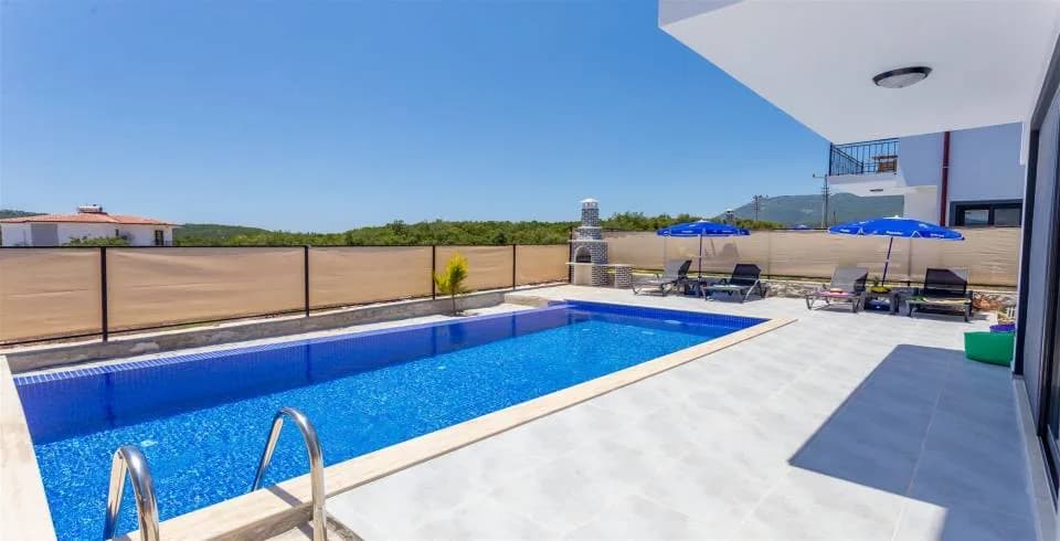 Kaş Andifli'de Doğa İle İç İçe, Özel Havuzlu, 6 Kişilik Villa görsel 3