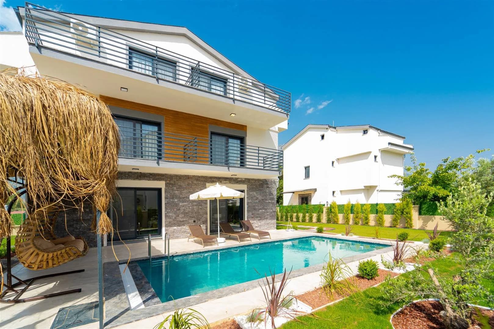 Fethiye Yeşilüzümlü'de Muhteşem Doğada, Özel Havuzlu, Bahçeli Villa görsel 3