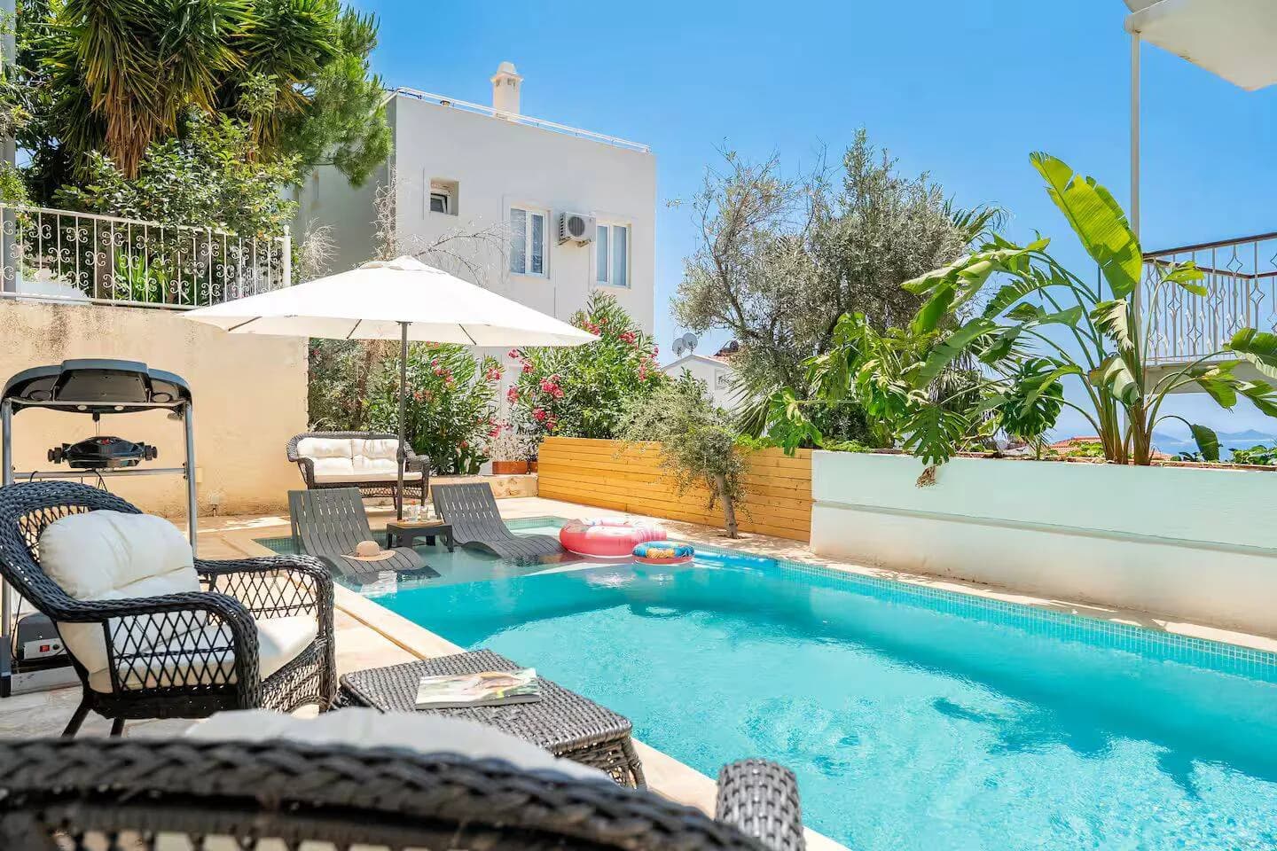 Kaş Kalkan'da Çekirdek Ailelere Uygun, Özel Havuzlu, Konforlu Villa görsel 3