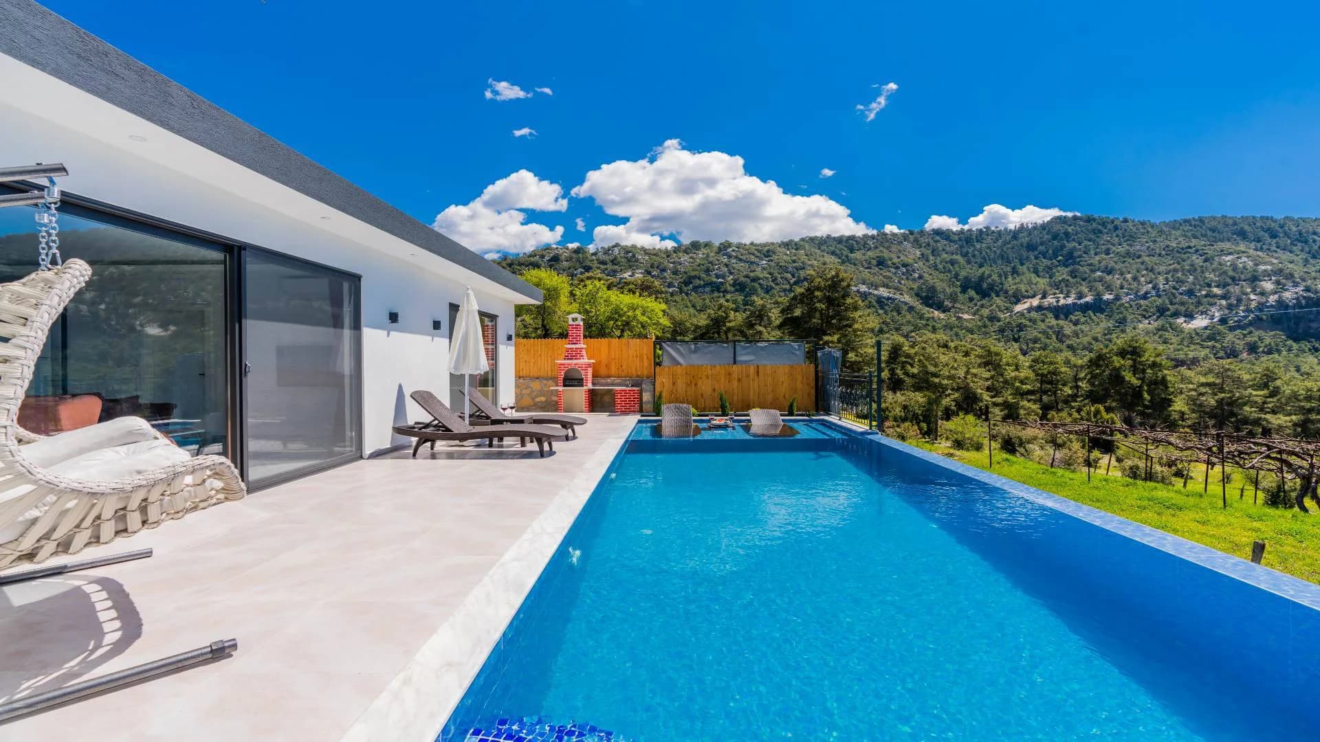 Kaş İkizce'de Huzurlu Doğada, Özel Havuz, Jakuzili Villa görsel 2