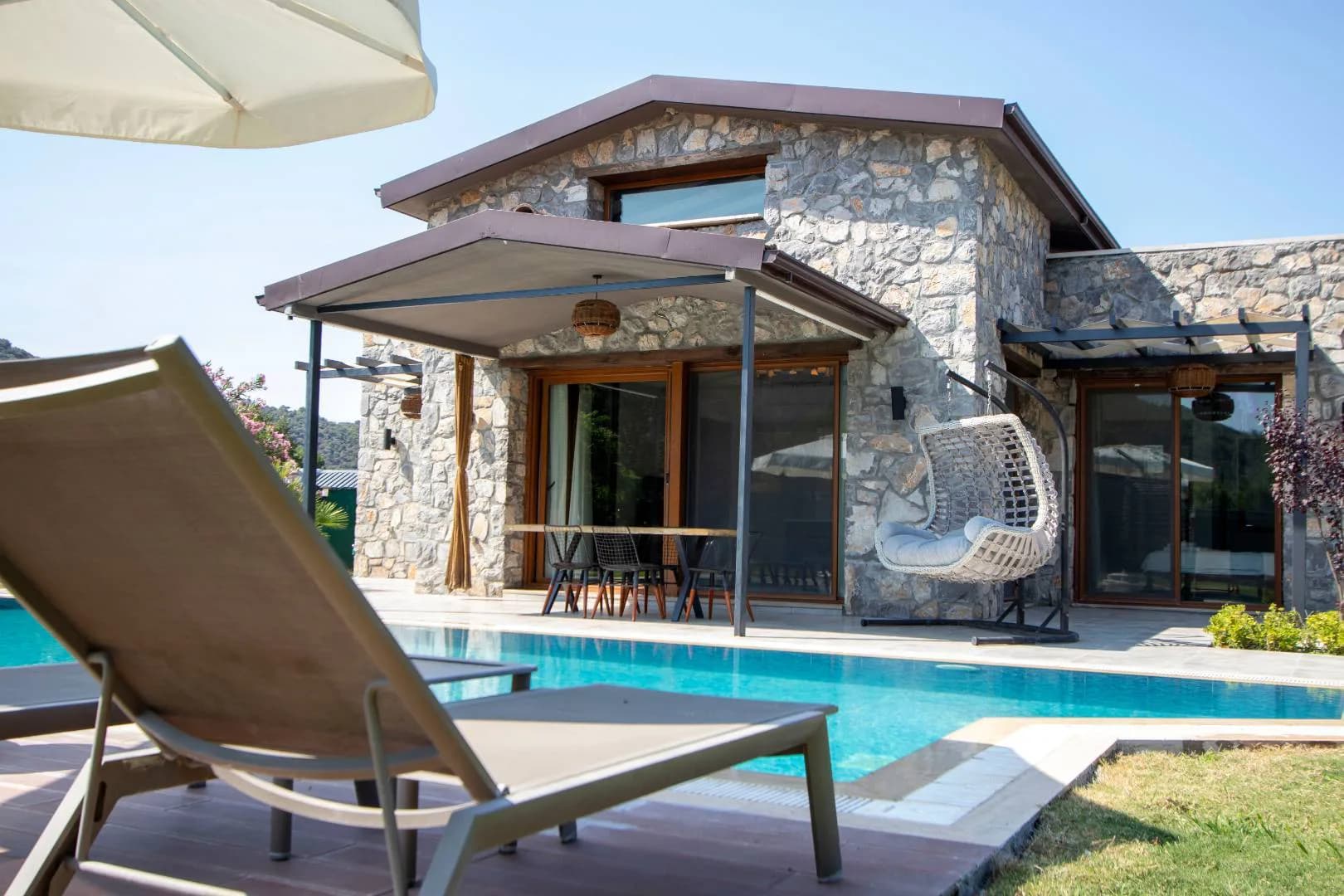 Fethiye Kayaköy'de Benzersiz Doğa İçerisinde, Özel Havuzlu, Lüks Villa görsel 3
