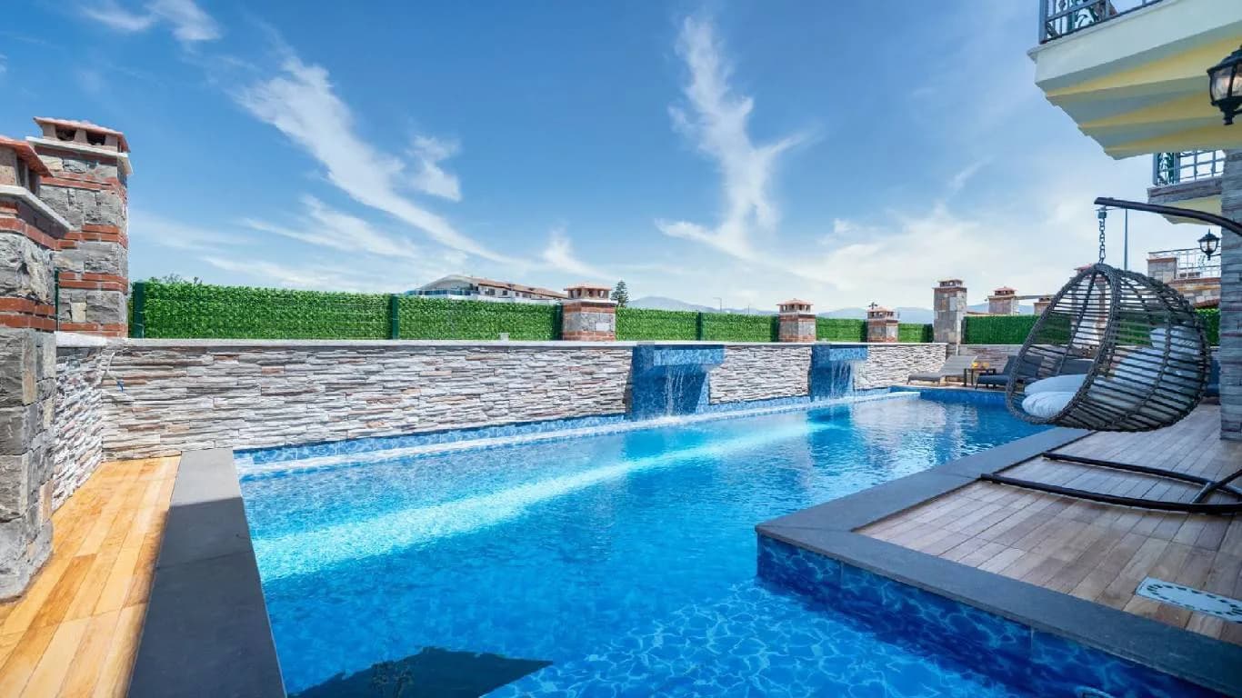 Fethiye Akarca'da Elverişli Konumda, Özel Havuzlu, Konforlu Villa görsel 2