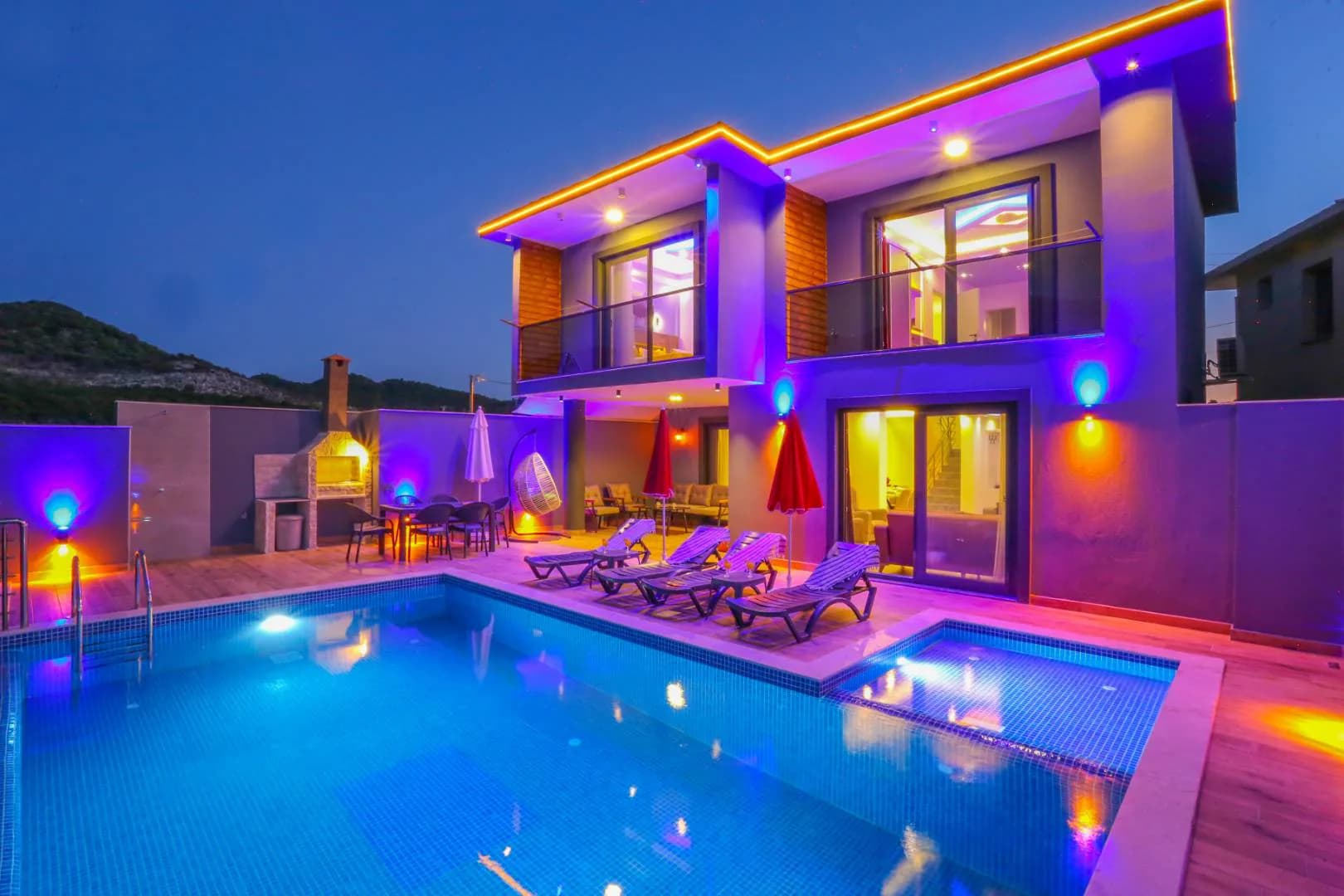 Kaş Bayındır'da Müthiş Doğa Manzaralı, Özel Havuzlu, Kiralık Villa görsel 1