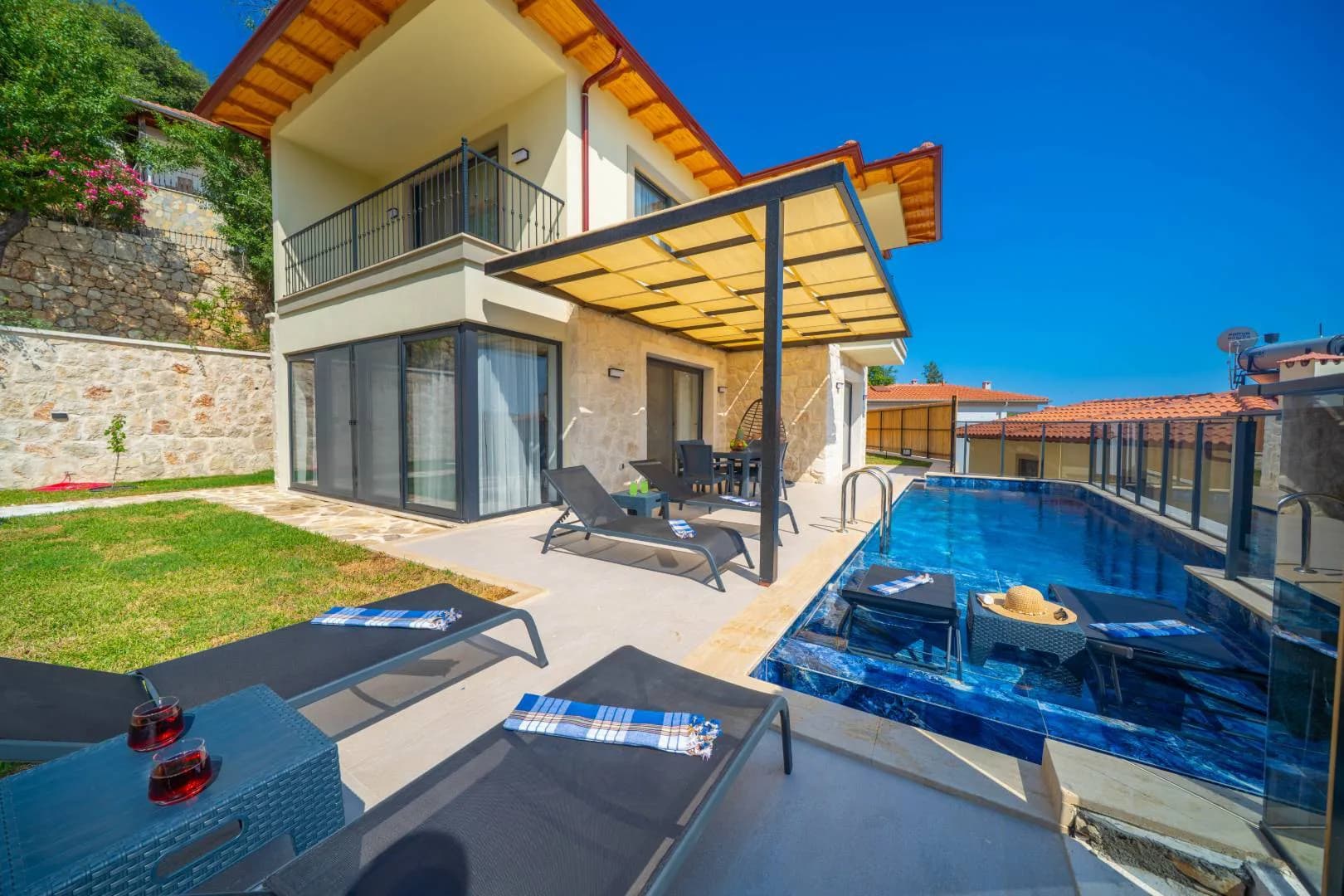 Kaş Çukurbağ'da Huzurlu Doğada, Özel Havuzlu, Jakuzili Villa görsel 2