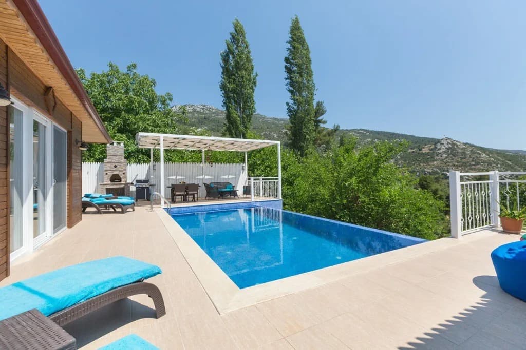 Kaş İslamlar'da Keyif Dolu Doğada, Özel Havuzlu, Kiralık Villa görsel 1