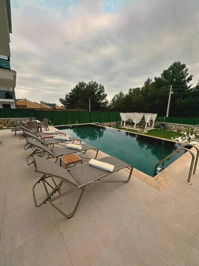 Ölüdeniz'de Kalabalık Ailelere Uygun, Kapalı Havuzlu, Modern Villa görsel 2