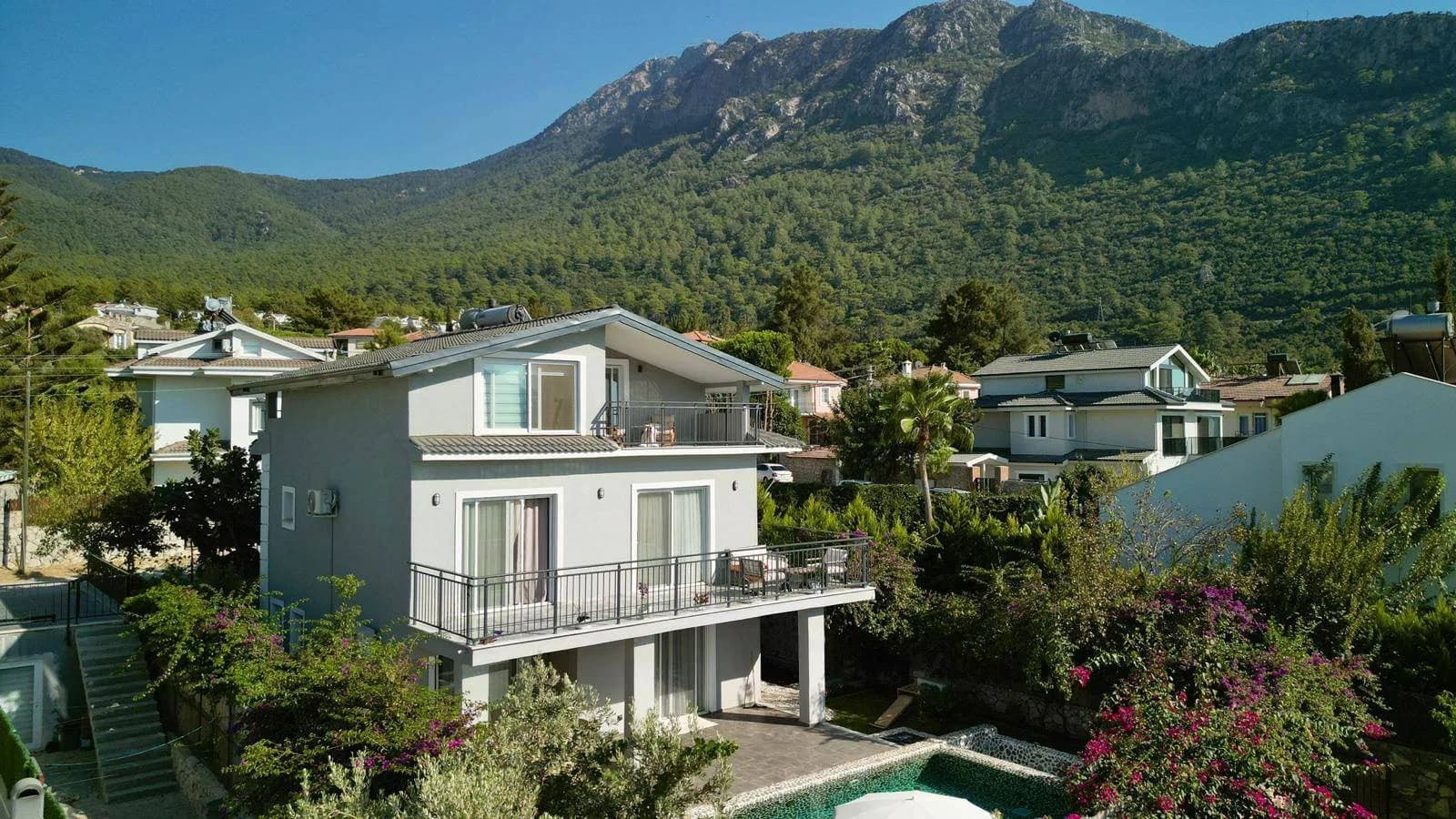 Fethiye Ölüdeniz'de Enfes Doğada, Özel Havuzlu, Lüks Villa görsel 3