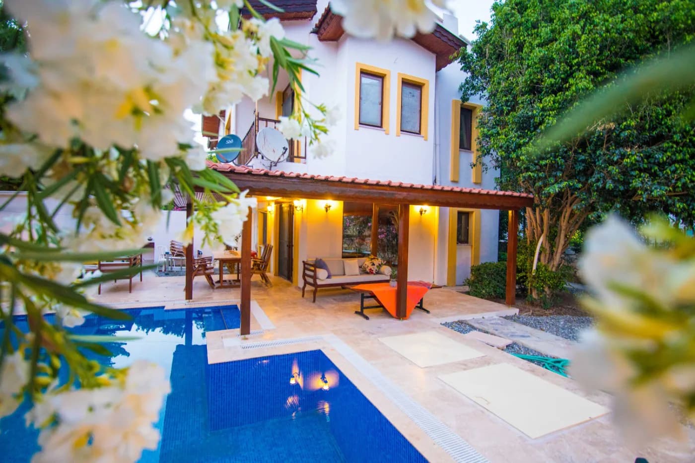 Marmaris Söğüt'te Kalabalık Ailelere Uygun, Özel Havuzlu, Kiralık Villa görsel 1
